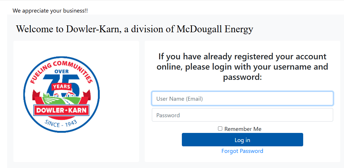 Dowler-Karn Portal Decommissioned