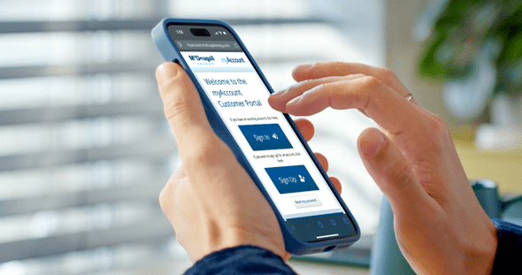 myAccount SignIn Screen